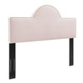 thumbnail image 1 of Modway Dawn Full/Queen Modern Performance Velvet Headboard in Pink, 1 of 7