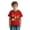 Red, variant on Boys Easter Bunny Egg Print Short Sleeve T Shirt Toddler Holiday Casual Outfit Clothes