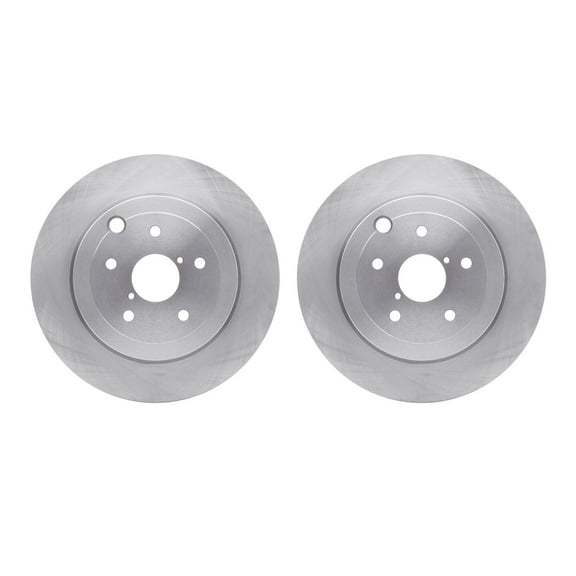 Dynamic Friction Company Rear Brake Rotors 6002-13022