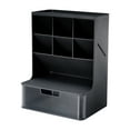 thumbnail image 1 of braveheart Storage Box Multi-layer Desktop Organizer Space-saving Stationery Portable Lightweight Cosmetic Case Desk Storage Rack White Shelf White Drawer Black Shelf Transparent Drawer, 1 of 6