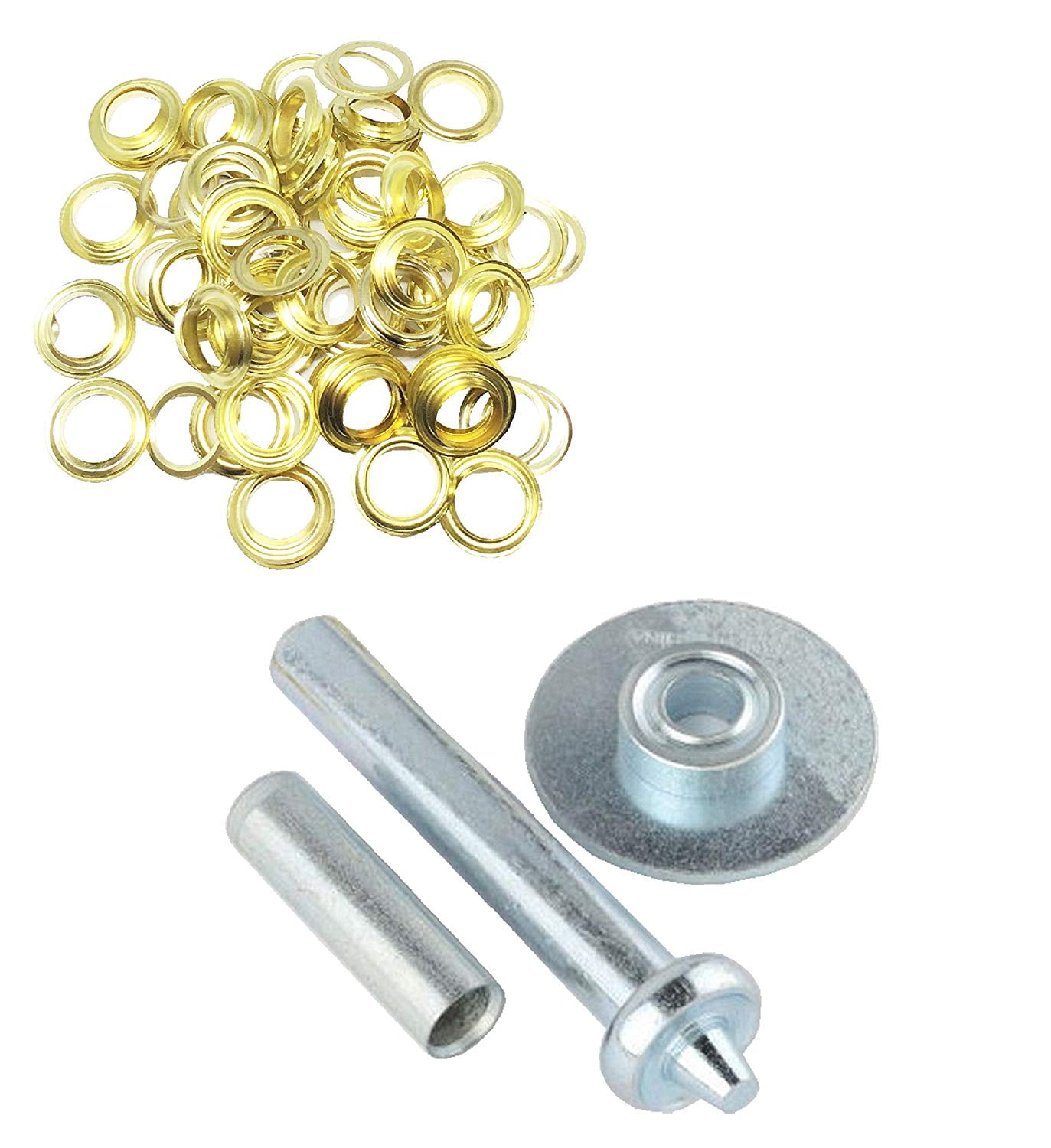 203pcs Tarp Tent Eyelet Repair Kit 1/2" Grommets w. Installation Tools, WennoW 203pcs Tarp Tent