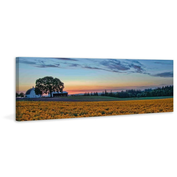 Marmont Hill "Sundown on the Farm" Painting Print on Canvas