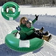 thumbnail image 5 of Kumdkd Inflatable Snow Sled Tube with Handle - 80cm Round Winter Sled for Kids & Adults, Heavy-Duty PVC Snow Tube for Sledding, Ski Ring Toy for Winter Sports, 5 of 6