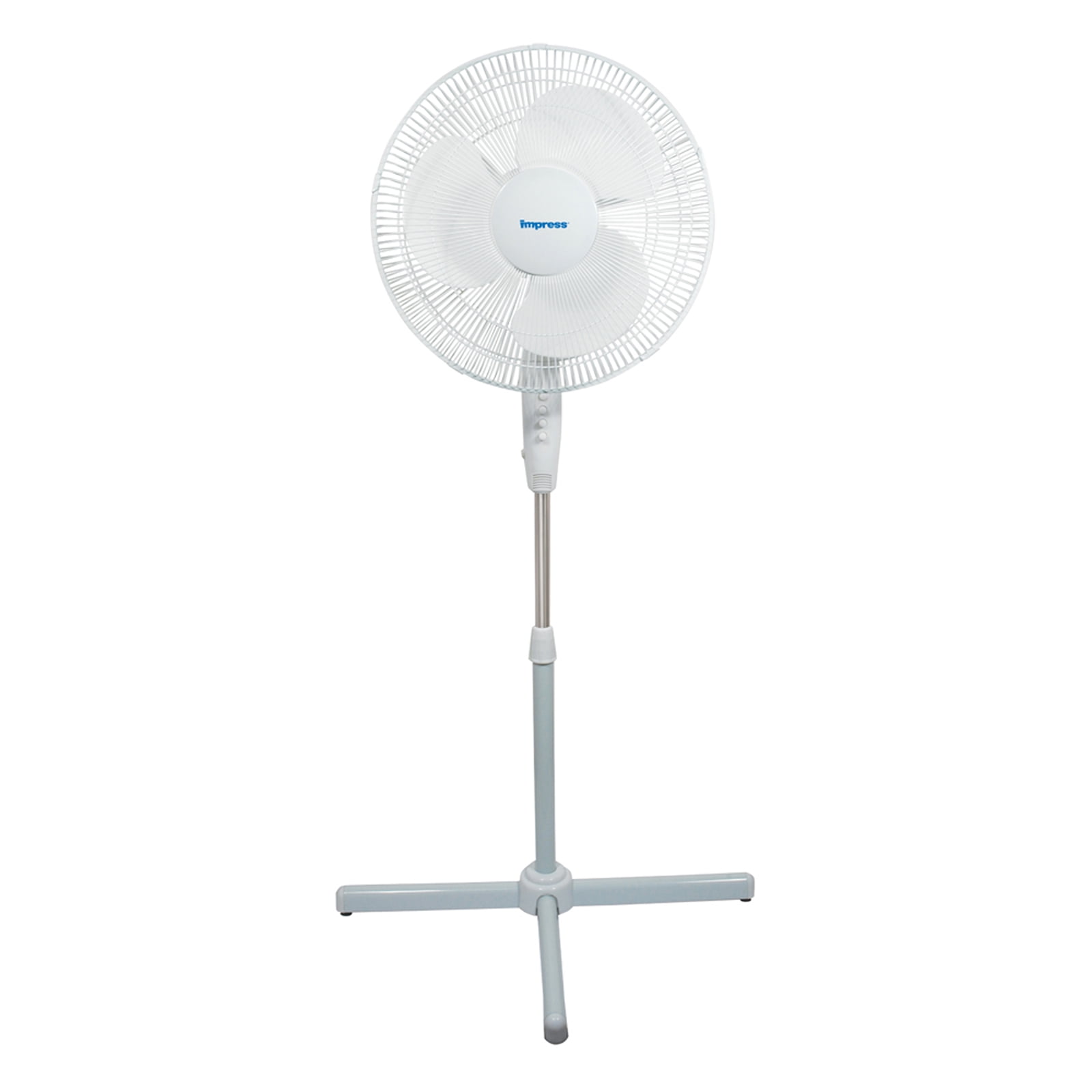 Impress HandiFan 16 Inch Oscillating Stand Fan White