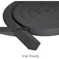 thumbnail image 5 of Air Conditioner Window Seal 1"x1", High-Resilience Thick Foam AC Weather Stripping, Noise-Reducing and Air-Leak-Proof Adhesive Seal Kit for AC Units (6.5Ft x 2 Rolls, Black), 5 of 7