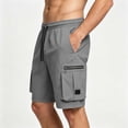 thumbnail image 4 of DayScoop Mens Summer Shorts Fashion Bottoms Casual Workwear Loose Lightweight Breathable Drying Beach Sports Short Pants, 4 of 6