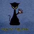 thumbnail image 3 of CafePress - Talk To The Paw Attitude T Shirt - Womens Tri-blend T-Shirt, 3 of 4