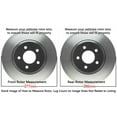 thumbnail image 3 of Detroit Axle - Brake Kit for 2008 2009 2010 Subaru Impreza 2.5i Brake Rotors and Ceramic Brakes Pads Replacement: 10.91" Front & 11.26" Rear Rotors, 3 of 11