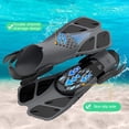 thumbnail image 1 of Aletas De Natación Buceo Natación Aletas Adultos Deportes acuáticos Entrenamiento Pie Aletas (Negro S/M), 1 of 5