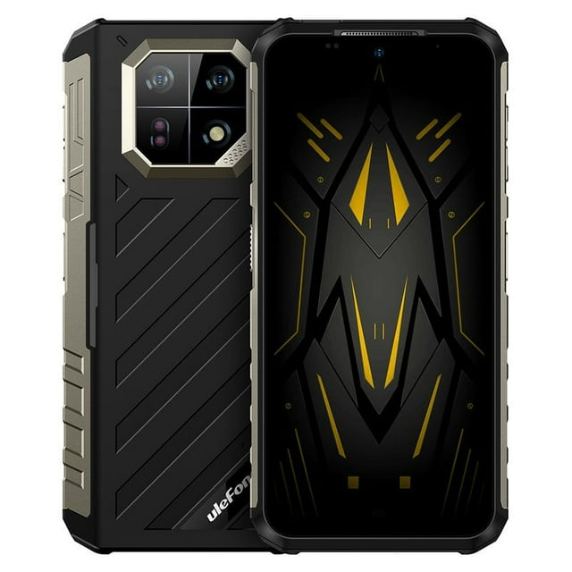 Ulefone Armor 22 Téléphone Intelligent Robuste Déverrouillé, Caméra de Vision Nocturne 64MP+64MP (16+128 Go) Noir - Neuf