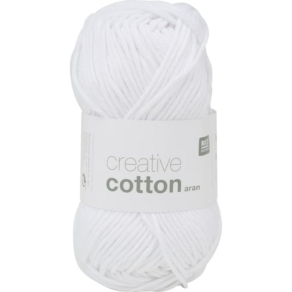 Rico Design Creative Cotton Aran - White (080)