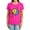 Hot Pink, variant on DC Flash Tie Dye Flash Logo Women's T Shirt, Cardinal, X-Large