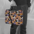 thumbnail image 5 of Lsque Spooky Cats And Halloween Pumpkins Pattern Laptop Bag – Portable & Slim Single-Shoulder Computer Case with Adjustable Strap, Protective, Lightweight for 13”/14”/15.6” Laptops, 5 of 8