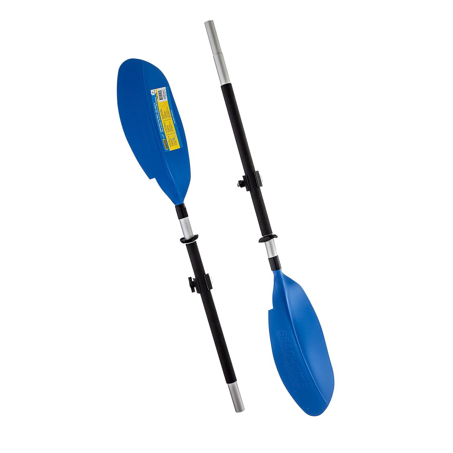 Seachoice Curved-Blade Kayak Paddle, Blue