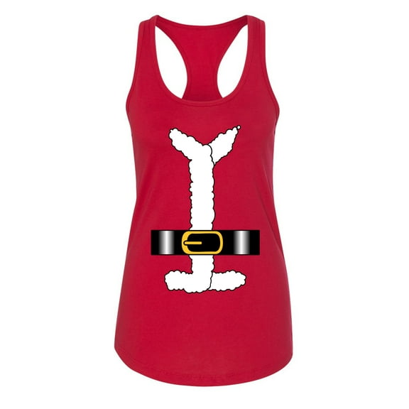 Wild Bobby Santa Claus Suit Christmas Sweater | Holiday Women Racerback Tank Top