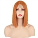 thumbnail image 2 of Peluca Frontal de Encaje Liso XWSHYW Color Naranja Claro 14 Pulgadas Fibra Sintética, 2 of 6