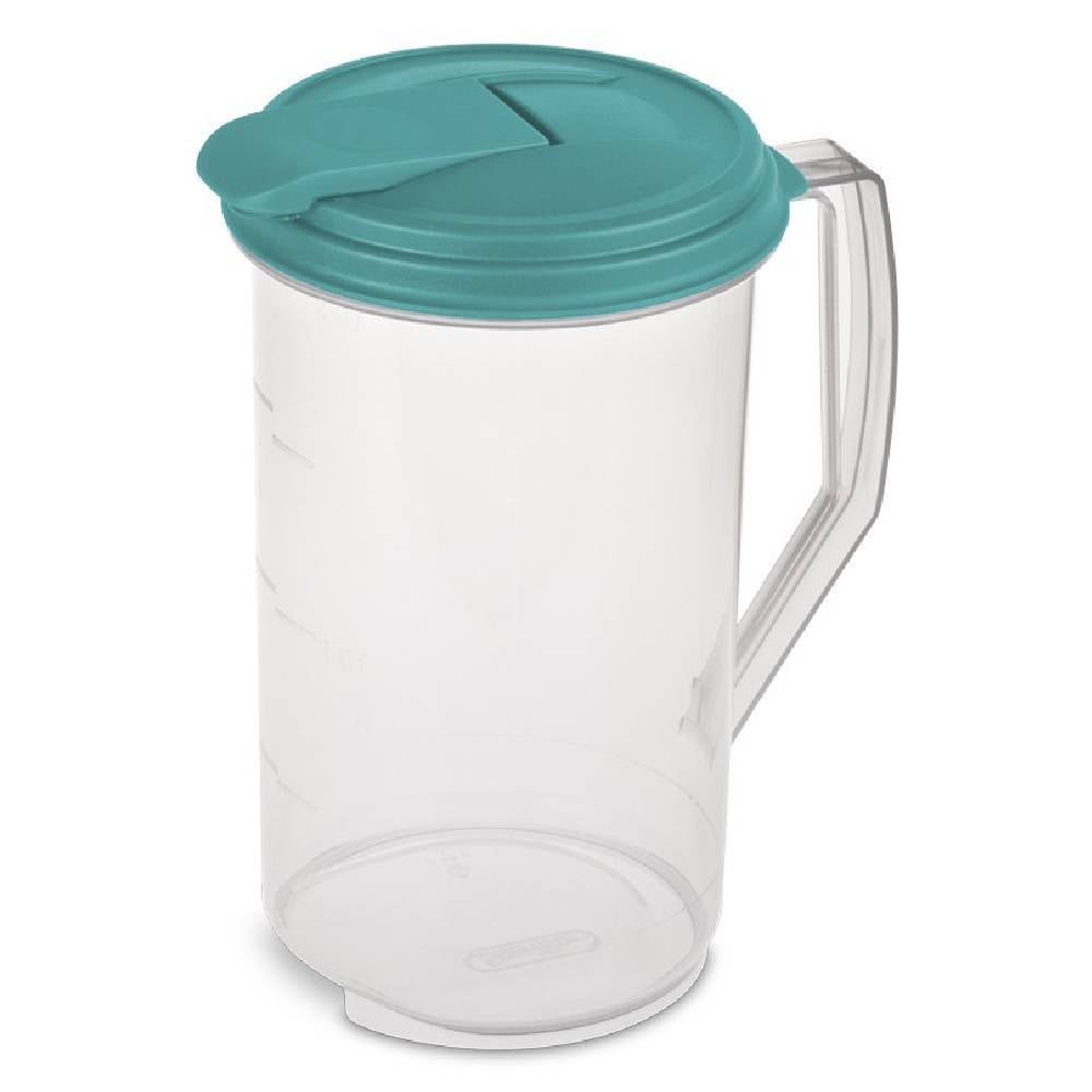 hotsale clear plastic pitcher 2l round