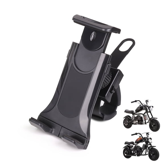 QEASET Mini Bike Phone Mount – Universal 4.7-7.2" Holder, Shockproof, Tool-Free Install