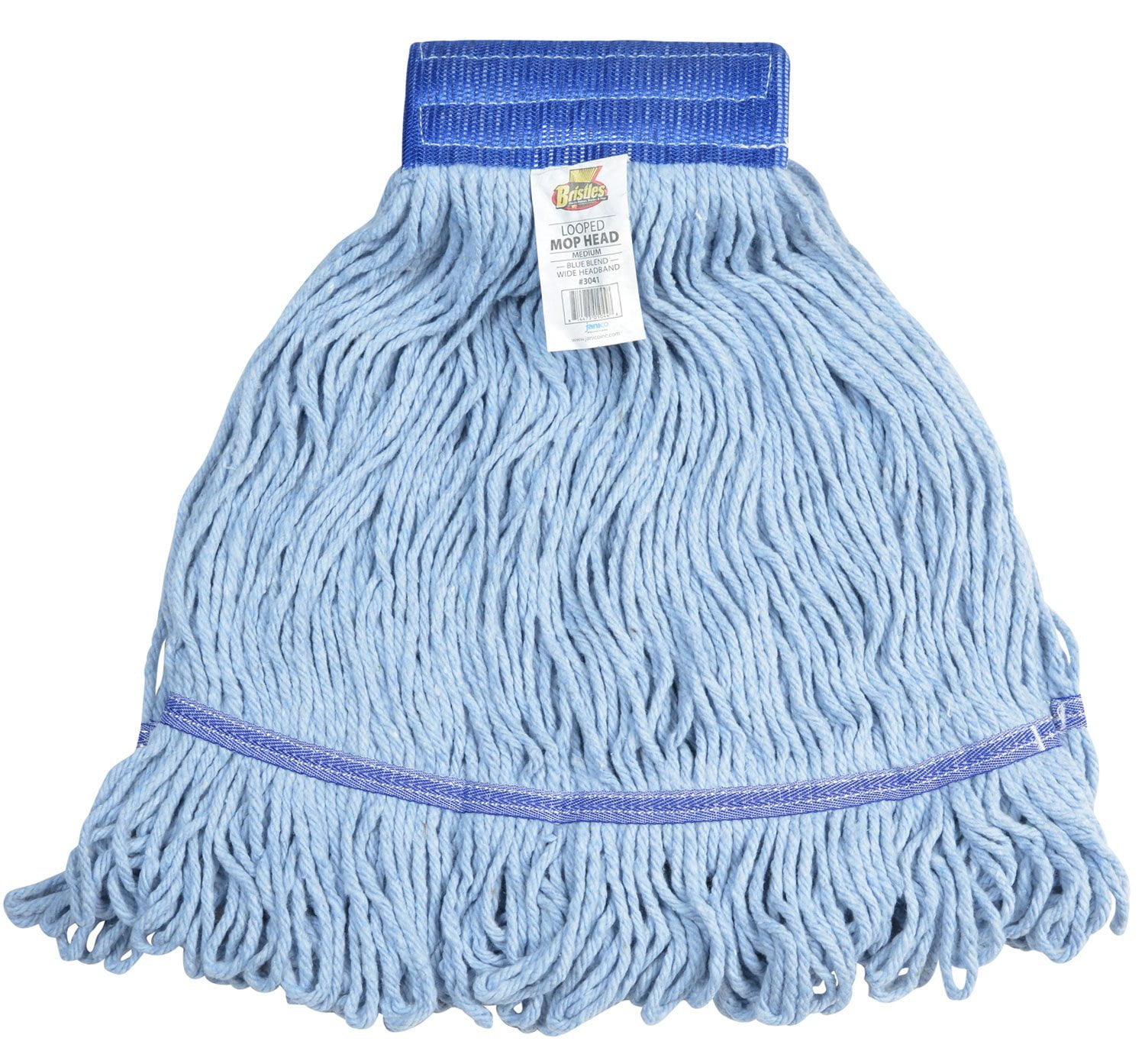 Bristles 30411 Commercial Mop Head Replacement, Industrial LoopedEnd
