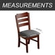 thumbnail image 2 of Fundas de asiento impermeables para sillas de comedor, fundas para asientos de cocina, fundas para sillas (4 piezas), 2 of 5