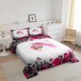thumbnail image 3 of Erosebridal Letter Initial Bedding Twin Comforter Set,Monogrammed Personalized Down Comforter,Flower Decor,Reversible,Lightweight,2-Piece, 3 of 8
