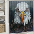 thumbnail image 6 of Orinice Eagle Bathroom Decor Set Colorful Luxurious Graphic Print Polyester Fabric Shower Curtain with Hooks 60x72, 6 of 7