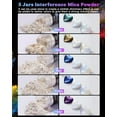thumbnail image 3 of LET'S RESIN 60 Colors Mica Powder, Natural Pearlescent Pigment Powder for Epoxy Resin/UV Resin for Candle Making, Resin Dye, Painting, Art Crafts, 3 of 7