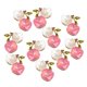 thumbnail image 1 of 10 Piezas de Metal en Forma de Flor de Perlas Botones Planos Traseros Resultados de La Joyería para La Fabricación de Joyas DIY Accesorios para El Cab Multicolor Macarena Joyería que hace los artes, 1 of 8