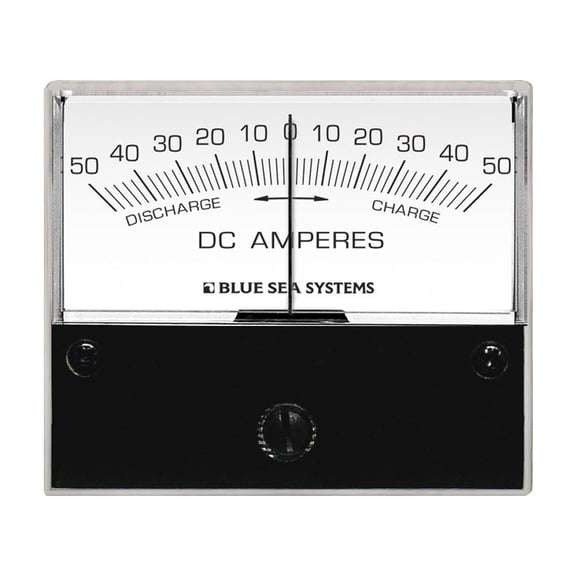 Ammeter DC 50–0–50A w/ Shunt 8252 Blue Sea Systems