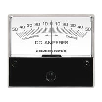 Ammeter DC 50–0–50A w/ Shunt 8252 Blue Sea Systems