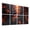 Color 1, variant on Futuristic 8 Pack Art Acoustic Panels Sound Absorbing Abstract Geometric Red Black Futuristic Lines Decorative Soundproof Wall Panels Self Adhesive for Nursery Game Room Boys Bedroom 48"x32"