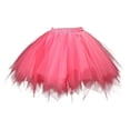 thumbnail image 1 of Fgnfyis Carnival Women's Tutu Skirt Pleated Short Candy Color Mesh Skirt Adult Dancing Puffy Skirt for Party Womens Skirts M_001 One size, 1 of 3