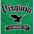 thumbnail image 2 of Virginia Cute Bald Eagle Souvenir Men's Graphic T Shirt Tees Brisco Brands L, 2 of 6