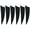 black, variant on 50 pcs 3" Real Feather Shield Vanes — 6 Colors for Archery Arrows