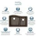 thumbnail image 3 of Transolid Aversa SilQ Granite 32-in. Undermount Kitchen Sink within Espresso, 3 of 7