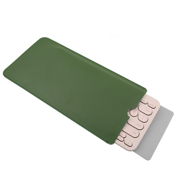 Leather Keyboard Sleeve Dustproof Waterproof Double Sided PVC Portable Keyboard Travel Sleeve Bag Case for Logitech K380