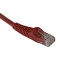 thumbnail image 1 of Tripp Lite, Câble Patch, Sans Accroc Moulé, Cat5e, 350MHz, RJ45 M-M, 15 Pieds, Rouge, 1 of 1