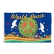 thumbnail image 3 of Bandera de la paz, símbolo de la paloma de la paz mundial, bandera de la paz para patio, césped, casa al aire libre, 3 of 3