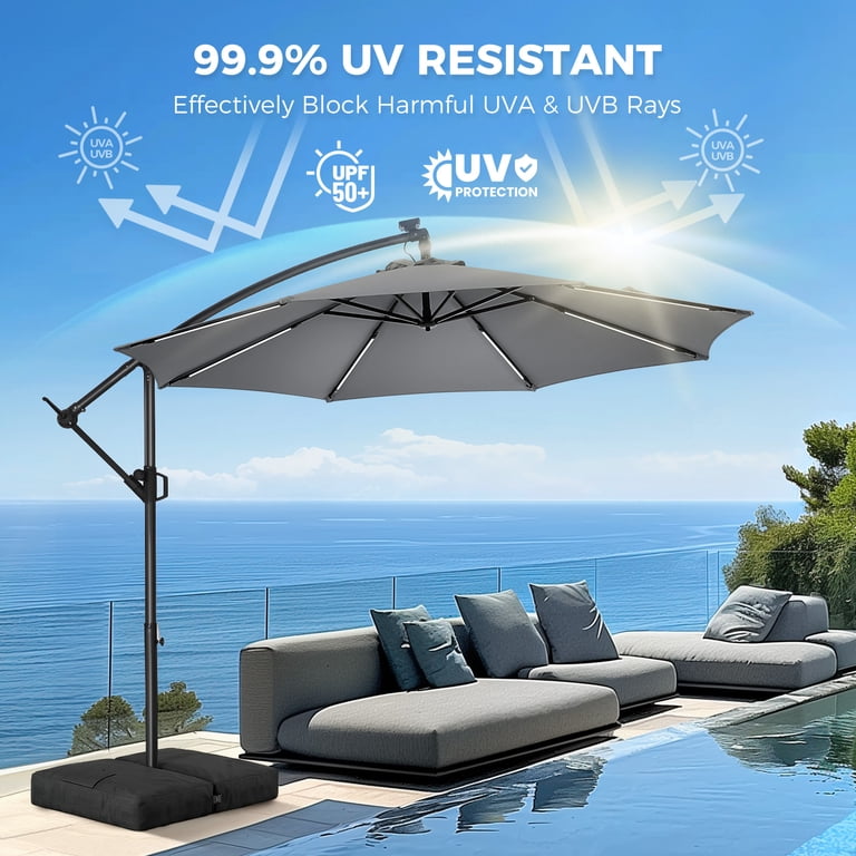 best patio umbrellas for uva and uvb protection HOMSHADE 9FT Outdoor Umbrella, Pool Umbrella, Apple Green, No base This 10 ft Premium Patio Umbrellas | UV