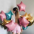 thumbnail image 4 of Globos de aluminio con forma de estrella de 18 pulgadas, decoraciones para bodas, globos plateados y dorados para niños, globos de cumpleaños, suministros para fiestas de bodas y baby shower, 4 of 5