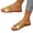 Gold_019, variant on Domuza Women's Casual Versatile Flat 2026 Spring Summer Trendy Textured Comfortable Beach Sandals Black 9(EU-42)