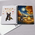thumbnail image 4 of Hello Fall French Bulldog Enjoys Warm Campfire Autumn Night Bright Moon Spiral Bound Journal Dog Lover Gifts 5x7in Spiral Notebook - 01008, 4 of 5