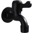 thumbnail image 3 of 1 unidad de grifo negro para lavadora, grifo de pared para jardín, lavabo para jardín al aire libre, grifo vintage negro para lavadora, 3 of 5