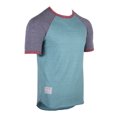 thumbnail image 6 of ZIMEGO Mens Short Sleeve Ringer Tee - Color Block Raglan Casual T-Shirt, 6 of 6