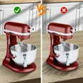 thumbnail image 4 of Mixer Sliding Mat for KitchenAid Stand Mixer, Kitchen Appliance Slide Mats Pad Mixer Mover Mixer Slider for KitchenAid 4.5-5 Qt Tilt-Head Stand Mixer, KitchenAid Artisan Tilt-Head Mixer ( 1 Pack), 4 of 8