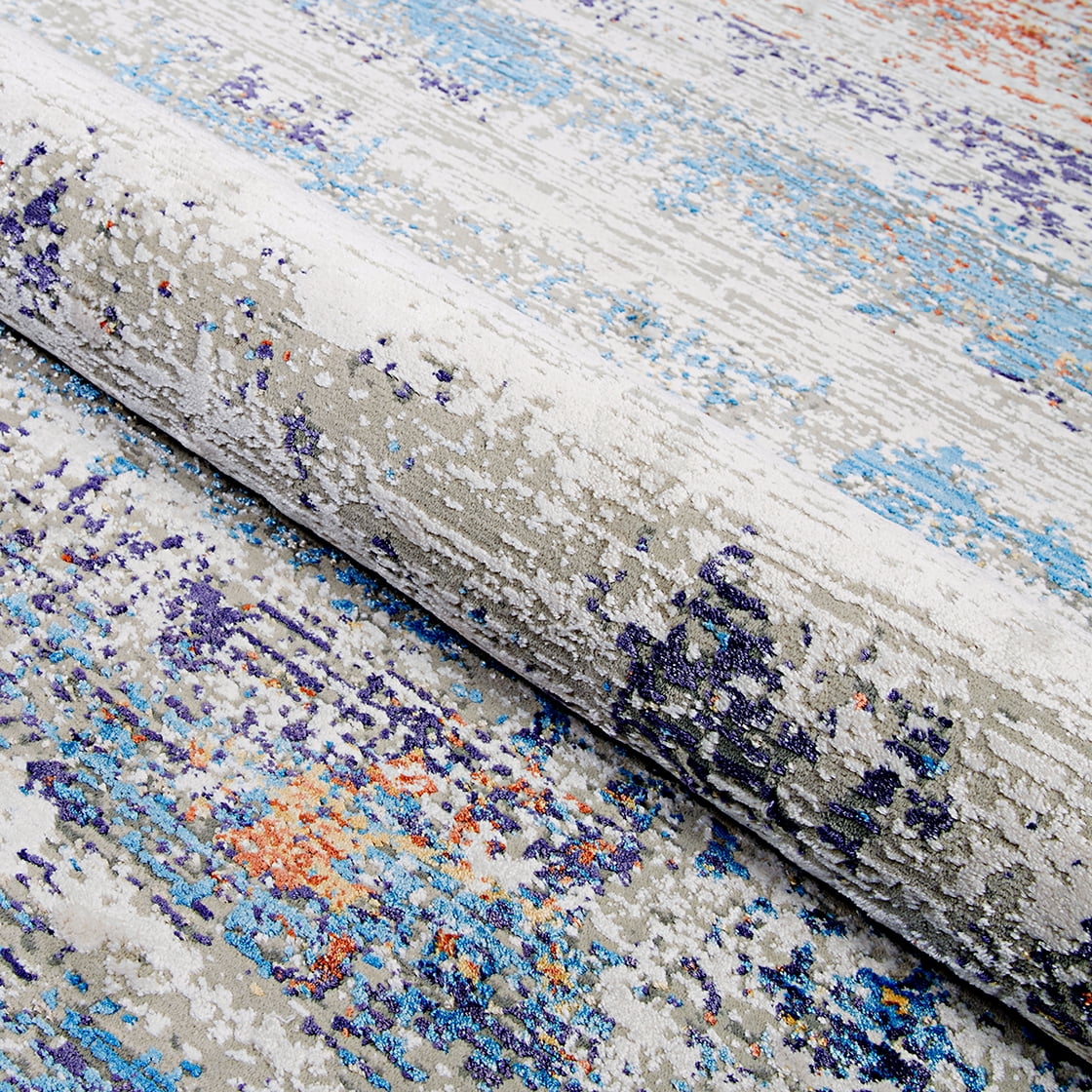Couristan Vibrata Rythmic Multi-Pastels Runner Rug