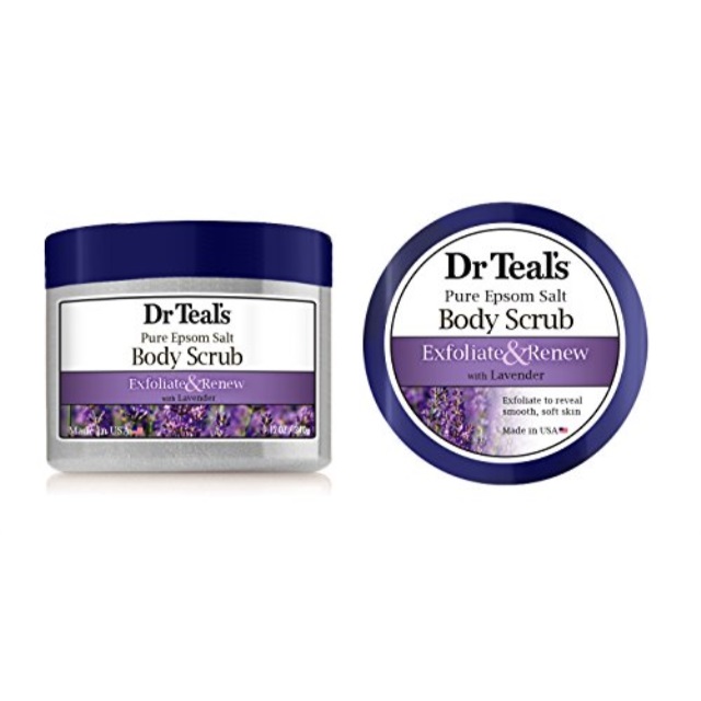 dr. teal's body scrub with lavender
