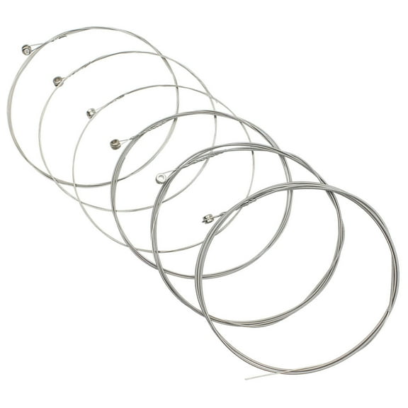 6pcs Replacement Guitar Strings Electric Guitar Strings Stainless Steel Guitar Strings