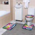 thumbnail image 6 of RMDQTR Shower Curtain and Rug Sets 4pcs Bathroom Sets Includes 12 Free Hooks 66" x 72" Colorful Coastal Paradise Design, 6 of 8
