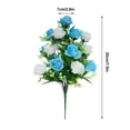 thumbnail image 3 of TIMIFIS Artificial Flowers for Outdoors Simulation of 18 Roses Exquisite European-Style Artificial Flowers Shooting Props Decorative Artificial Flowers Flower Arrangements Outdoor Faux Plants, 3 of 4